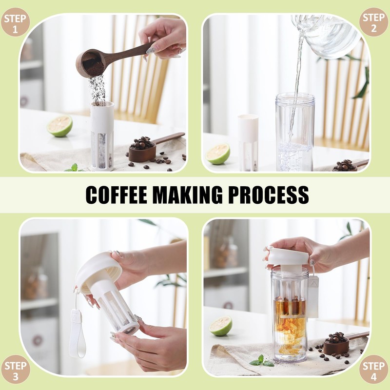 X SIM FITNESSX Protein Shaker, Fruit Container, Cold Brew Coffee