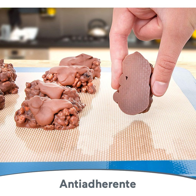 U Chef Set de Alfombrillas antiadherentes para hornear, Tapete para