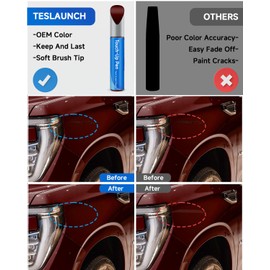 Siren Red/Crimson Red G1E/WA405Y Touch Up Paint Pen Compatible with GMC– DIY Car Paint Scratch Repair Kit, Automotive Paints, Exact Color Match for Scratches, Rust & Chip Repair