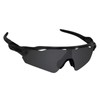 Alphax Stealth Black Optimized Polarized Engraved Replacement Lenses for Oakley