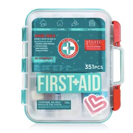 Be Smart First-Aid Kit (351 pc.) Carrying Case Emergency Made in USA