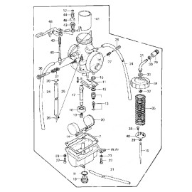 Unbranded Carburetor For Kawasaki KDX175 1980-1982