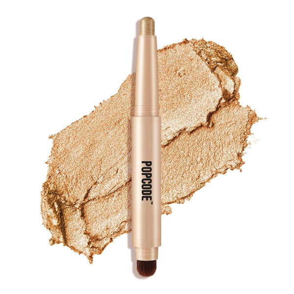 popcode Cream to Powder Waterproof Eyeshadow Stick, Longwear, Easy-to-Apply, Smudge-Proof