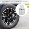 RATCHROLL Wheel Lock Lugnut for Jeep Compass #806 Anti-Theft Screw