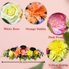 Svndlyn Candle Holders Spring Summer Centerpiece,3 Wick Candle Holder with