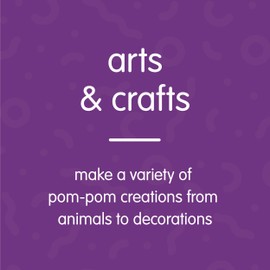 Colorations Super Fluffy Soft Acrylic Jumbo Pom Poms, Set of 50, 2 inches, Resealable Bag, for Kids, Arts & Crafts, DIY Crafts, Hobby Supplies, Creative Craft DIY Material, Quality