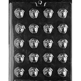 Grandmama's Goodies F017 Bite Size Strawberry Chocolate Candy Soap Mold with Exclusive Molding Instructions