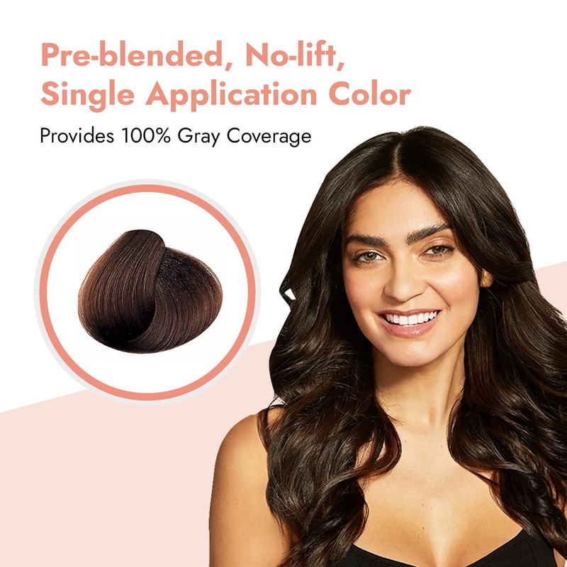 One 'n Only Powder Hair Color Kit, Chocolate Brown, Permanent