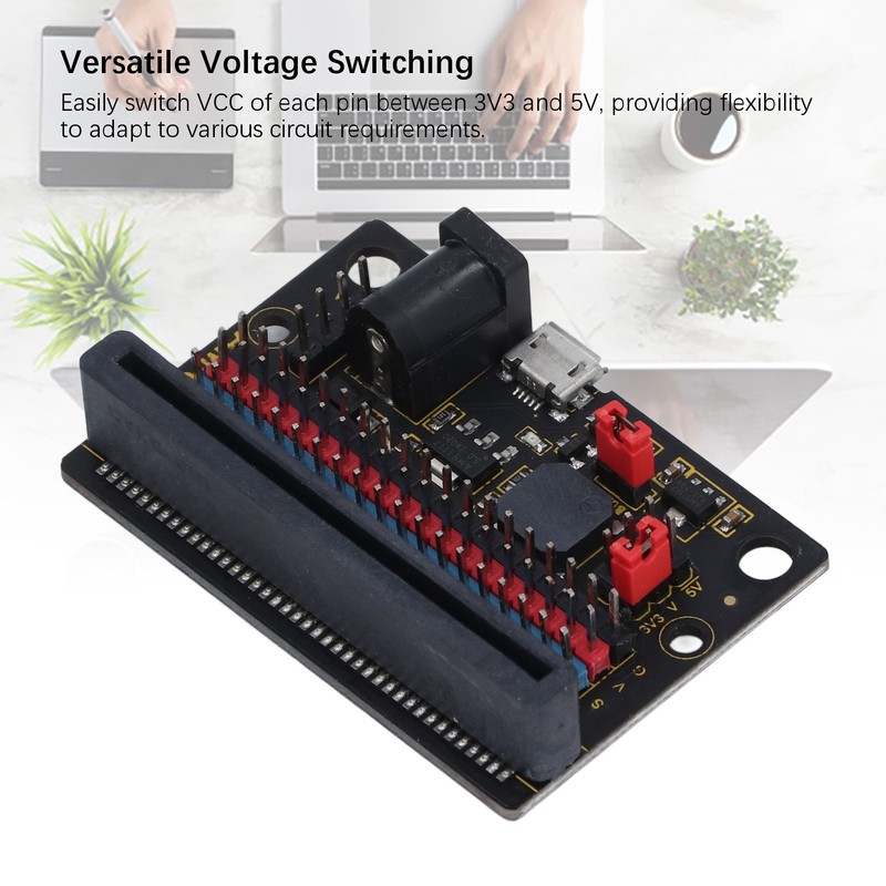 Micro Bit IO Expansion Board Onboard Passive Buzzer Supports I2C