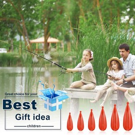 Haskoss Fishing Practice Plug Fishing Casting Plug Baitcasting Rubber Practice Plug, Suitable for Improving Casting Skills, 6pcs