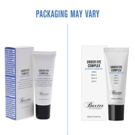 Baxter of California Under Eye Cream for Men | Depuffing and Line Reducing | Unscented | 0.75 fl oz, Packaging may vary