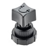 Yetaha Manifold Plastic Air Compressor Regulator Valve Knob, Compatible with