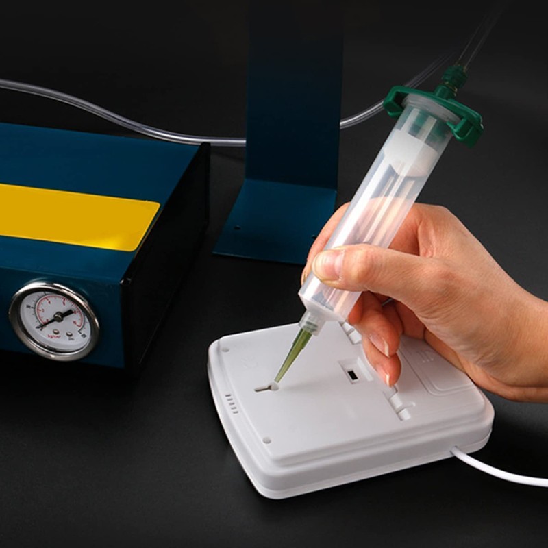 Auniwaig - Dispensador de pegamento para jeringas (30 cc, adaptador