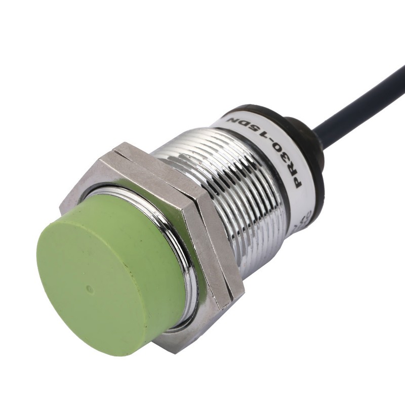 Nickel Plated Brass PR30-15DN NPN NO Inductive Proximity Sensor Switch