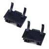 Riloer 2pcs H7 LED Headlight Bulb Holder Adapter Focus Low