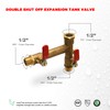 Midline Valve S3565 Double Shutoff Expansion Tank Isolator Valve, with