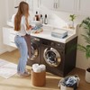 Corbyles 2-Tier Washer Dryer Countertop with 2.75" H Edge Rails,
