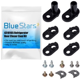 BlueStars 4318165 Refrigerator Door Closer Cam Kit Replacement Part by BlueStars - Exact Fit for Whirlpool Kenmore KitchenAid Roper Estate Refrigerators - Replaces AP3103517 EA358690 PS358690