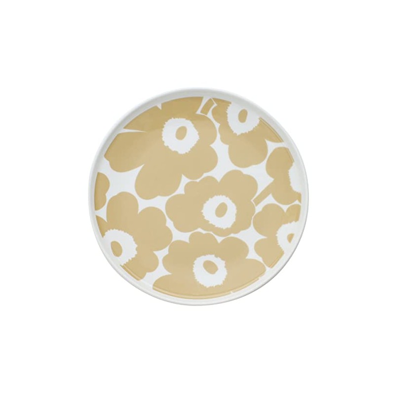 Marimekko 067956 180 Plate 9.8 inches (25 cm) Unikko White