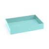 Poppin Accessory Tray Aqua, 6-7/8" X 9-7/8" X 1-3/4" H