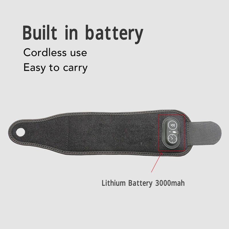 Electric Heated Wrist Brace 3 Temperature Gears Timing Hot Compress