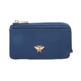 Alice Wheeler Bumble Bee Coin and Card Purse (Navy Blue)