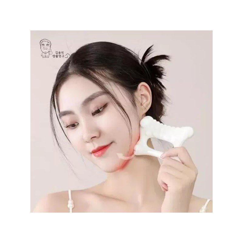얼굴마사지 괄사 마사지기 얼굴 바디 림프순환 승모근 관리 Face Massager