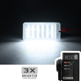 Nslumo 1x 18 LED Interior Glove Box Lighting for Dacia Duster I Sandero I II Logan I II for Ren.ault Espace IV White Glove Box Lighting