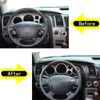 LLKUANG Center Console Dashboard Panel Molding Trim Kit Compatible with