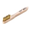 LESSMANN 125211 Wooden Handle Brass 3 Row Brush