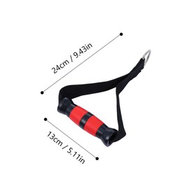 BESPORTBLE 2Pcs Sports Pull Handle Heavy Duty Fitness Equipment Attachment for Resistance Bands Non Slip Ergonomic Grip for Home Gym Workouts and Physical Therapy