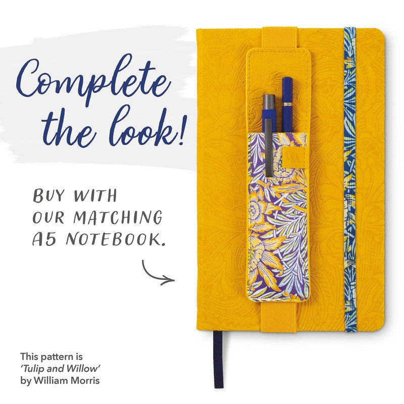 IF V&A Bookaroo Pen Pouch, Yellow, One Size, Morris Tulip