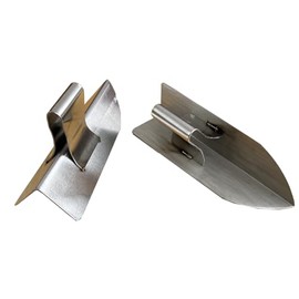 2 Piece Solid Inside and Outside Drywall Corner Tool,Stainless Steel Concrete Plastering Corner Finishing Trowel