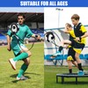 TOBWOLF Soccer Kick Trainer, Adjustable Wrist Belt Soccer Juggling Trainer