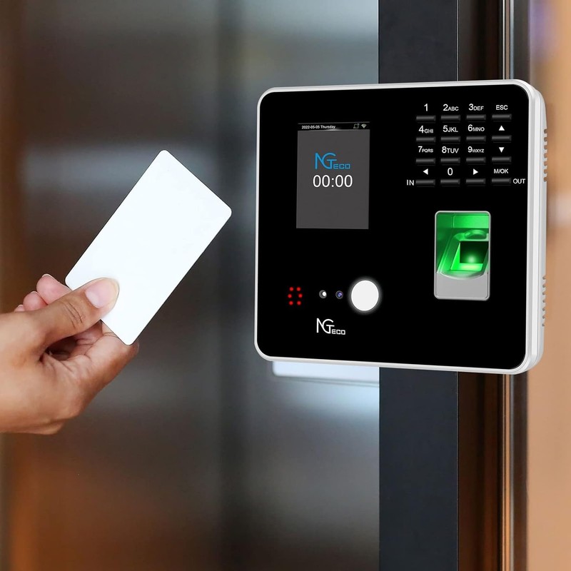 NGTeco 10 PCS RFID Cards for Time Clock, Compatible Time