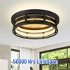 ZHU YAN LED Flush Mount Ceiling Light Fixture,Modern Hallway Light