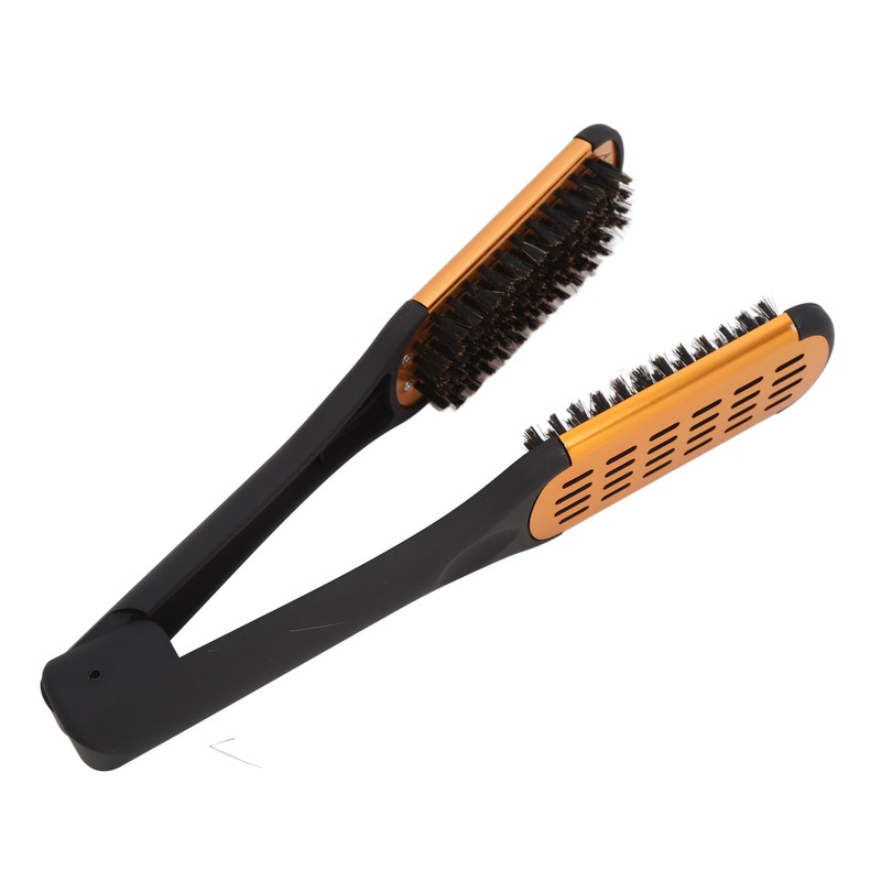 Clamp Hair Brush Spring Elasticity Softness Beard Breathability Double Sided