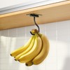 bussdis Banana Hook Under Cabinet - Adhesive Banana Hanger Under
