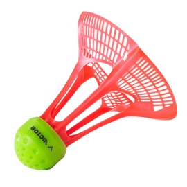 VICTOR Badminton Air Shuttle Badminton Shuttlecock Shuttle AS Airshuttle II Outdoor-Only Ball Red 1/4 Dozen