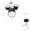 Best Choice Products Kids Beginner 3-Piece Drum, Musical Instrument Set