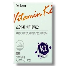 Doctorin 닥터린 초임계 비타민K2 30정 Doctorin Supercritical Vitamin K2 30 Tablets