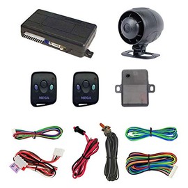 Megatronix MEGA3000 Car Alarm Remote Vehicle Security System With Keyless Entry