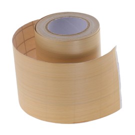 Operitacx 1Rolle Selbstklebende Zierleisten Für Wände Gelbkiefer Holzoptik Für Tv Hintergründe Schlafzimmer Und Einfache Montage Ohne Werkzeug