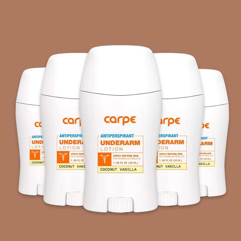 Carpe Antiperspirant Underarm Stick 50ml - 5 Pack, Sandalwood