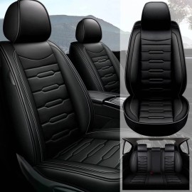 Luxury Car 5-Seat Covers Faux Leather Protector Full Set For ACURA RDX 2008-2024