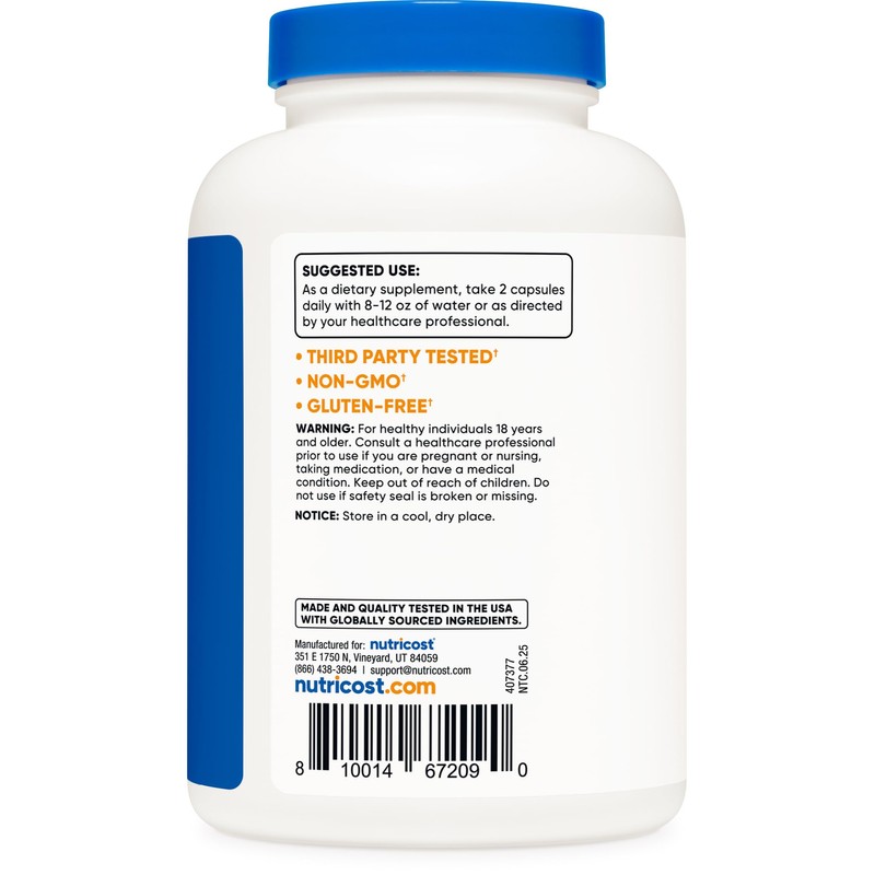 Nutricost Magnesium+ Extra Strength 420mg, 240 Capsules - 120 Servings.