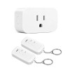 DEWENWILS Remote Control Outlet, Indoor Remote Outlet with 2 Remotes,15A/18