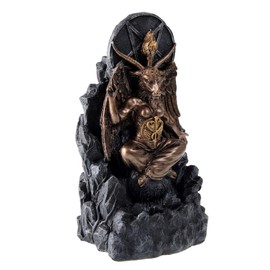 Nemesis Now Baphomet - Quemador de Incienso de reflujo (24 cm), Color Bronce