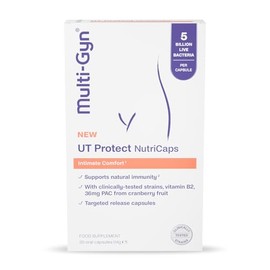 Multi-Gyn UT Protect NutriCaps - Intestinal Health & Balanced Flora with 5 Billion CFU per Capsule - Supports Women's Intimate Flora and Natural Immunity