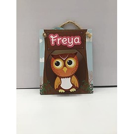 Freya Children's Magnetic Mini Clip Board School Reminders Reminder on Fridge Wall Plaque with Spring peg with Funny Faced Squirrel